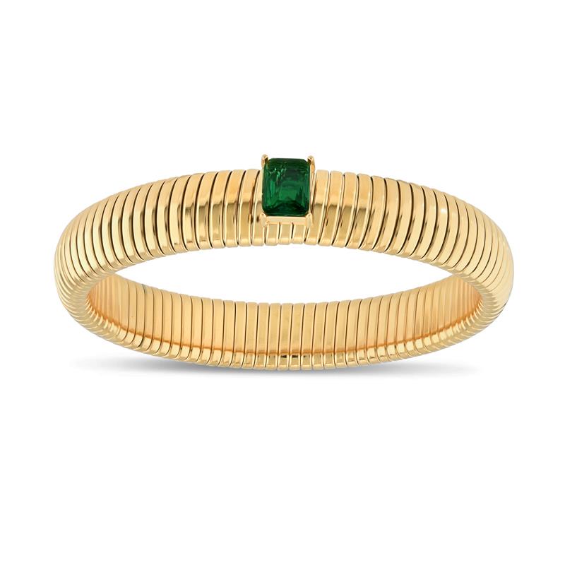 Opulence DiamondAura Bangle (green)